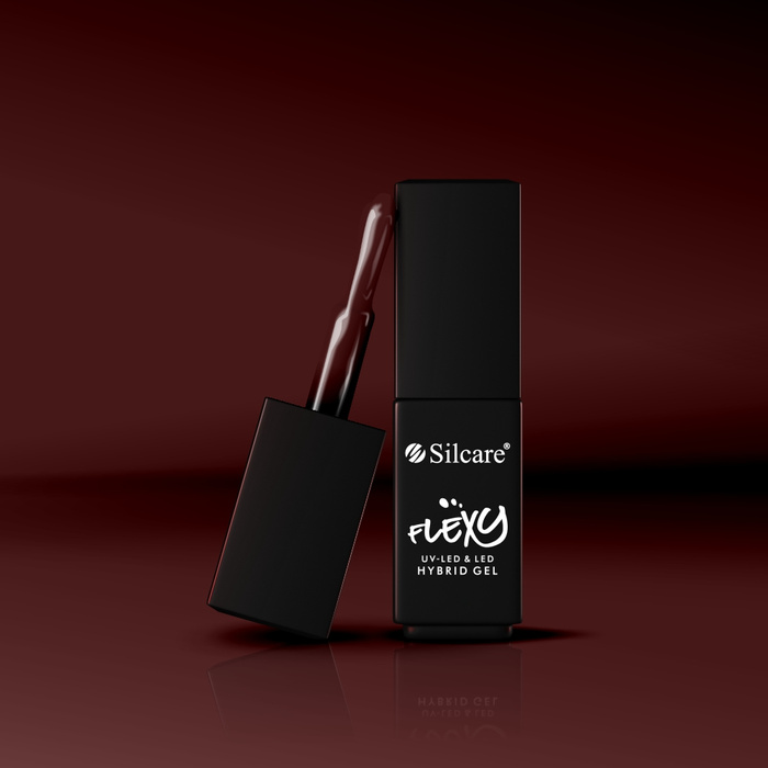 Lakier hybrydowy Flexy 142 Czekoladowe Bordo 4.5 g