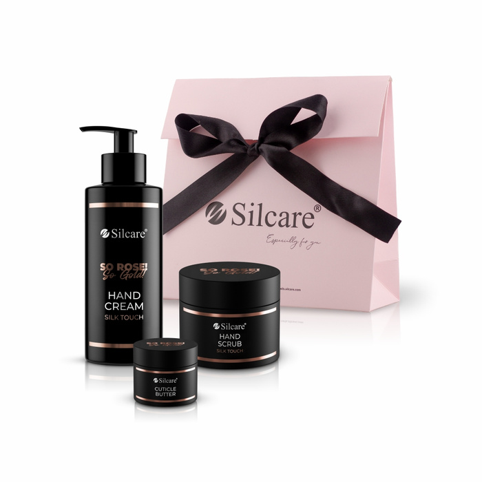 Set Cura Mani So Rose! So Gold! (Crema Mani 240 ml + Scrub Mani 150 ml + Burro Cuticole 10 ml)