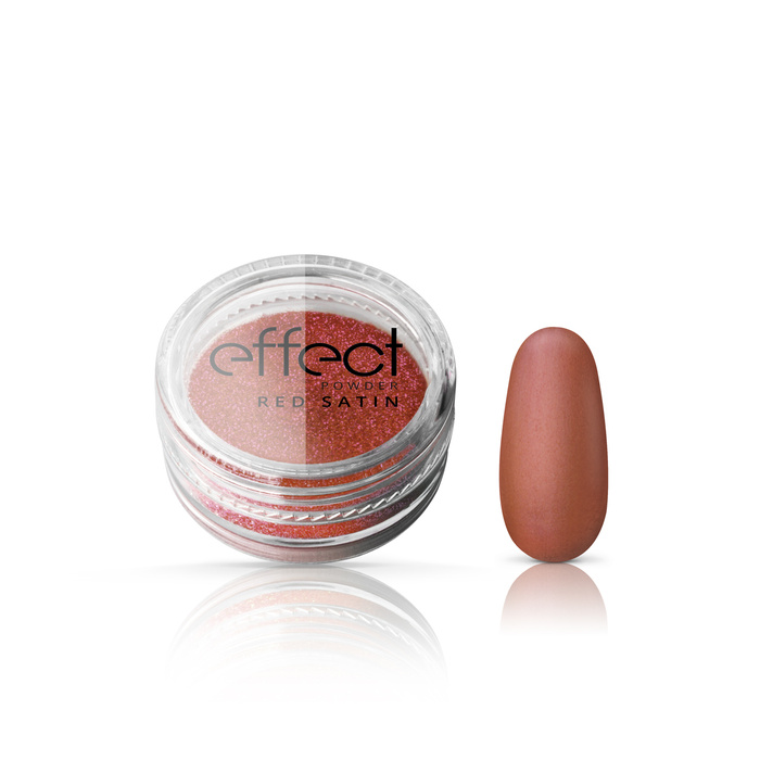 Pyłek do paznokci Red Satine Effect Powder 1 g