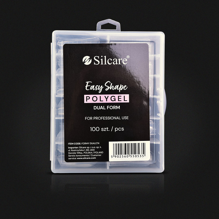 Obere DUAL FORMEN Clear Stiletto Ballerina 100 Stück
