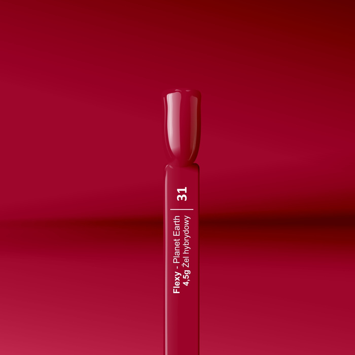 Lakier hybrydowy Flexy 31 Malinowy Welur 4.5 g