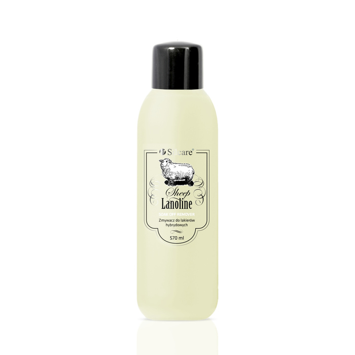 Soak Off Remover z lanoliną do usuwania hybryd 570 ml