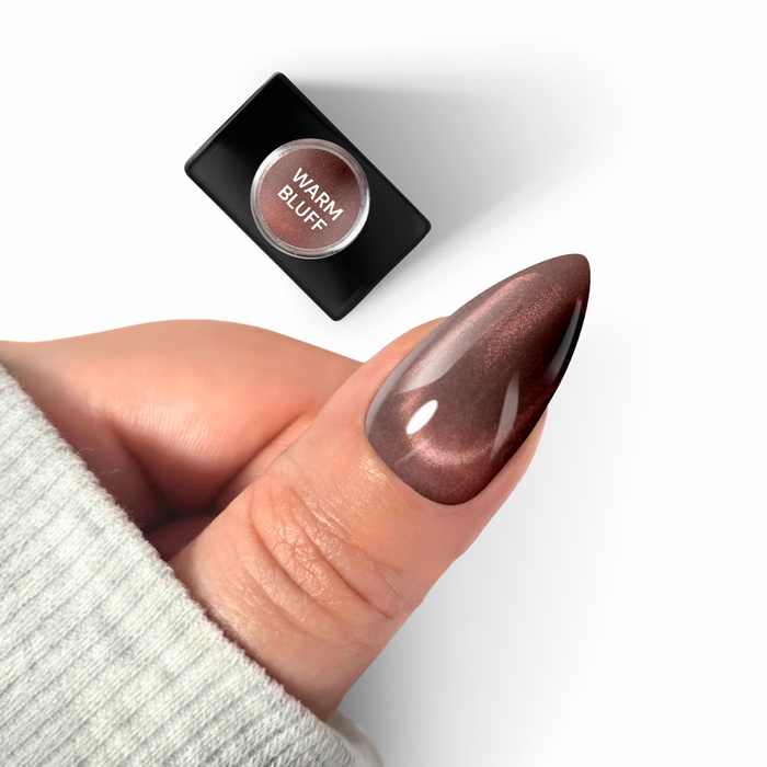 Gel nail polish maniMORE Cat Eye Warm Bluff 10 g