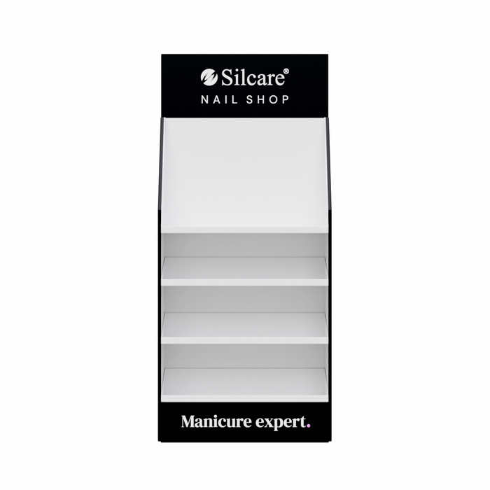 Einseitiger Silcare Nail Shop Aufsteller