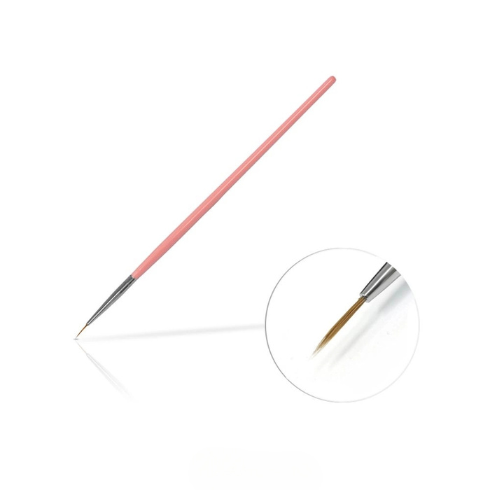 Pennello per nail art n. 0 rosa