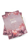 Blumen A5 Buchkalender Silcare 2026 mit Gummiband + Stift