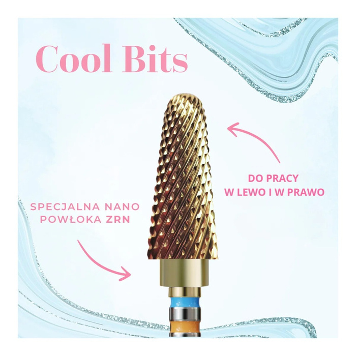 Fresa CoolFrez 2-in-1 a forma di cono per semipermanente / gel / acrilico