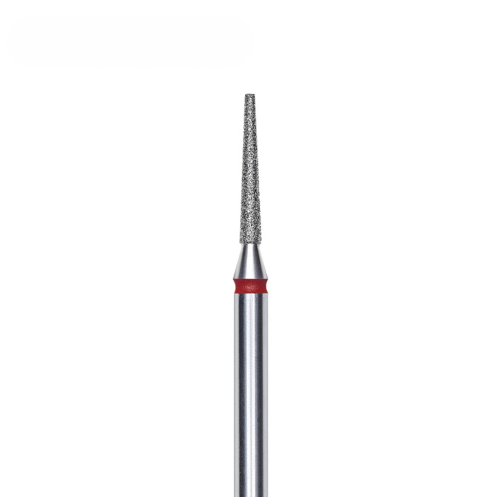 Red EXPERT beveled cone diamond cutter, diameter 1.6 mm/10 mm