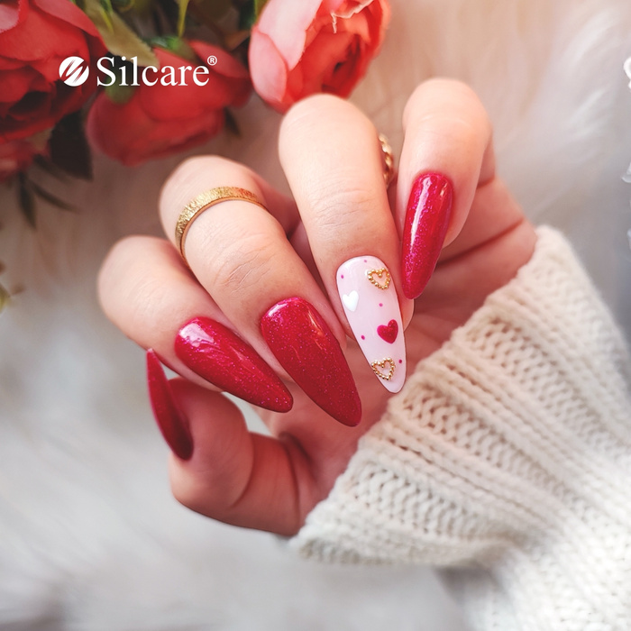 Romantic nail styling - Valentine's Day 2025