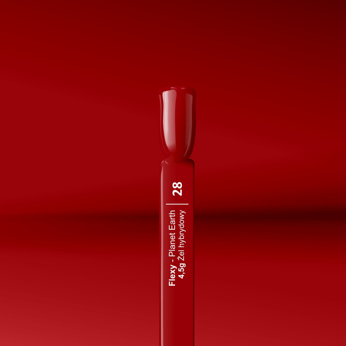 Lakier hybrydowy Flexy 28 Poppy Red 4.5 g