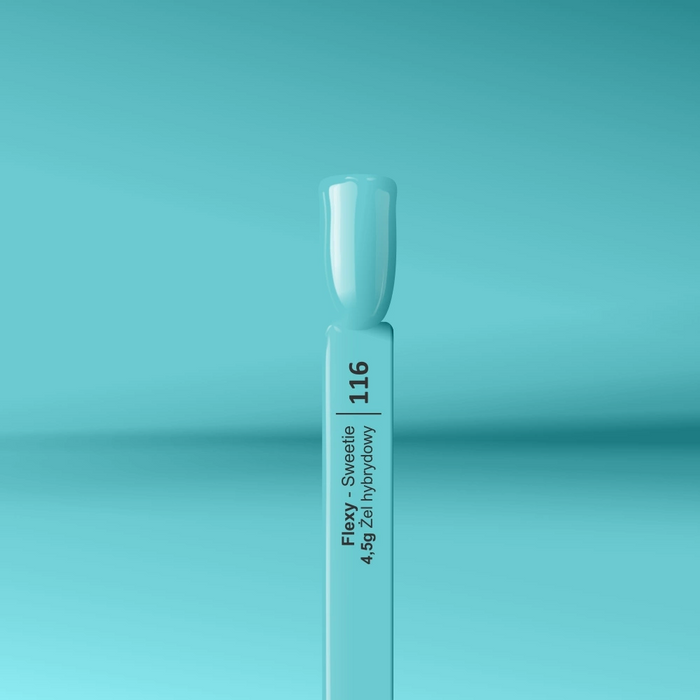 Lakier hybrydowy Flexy 116 Miętowy Turkus 4.5 g