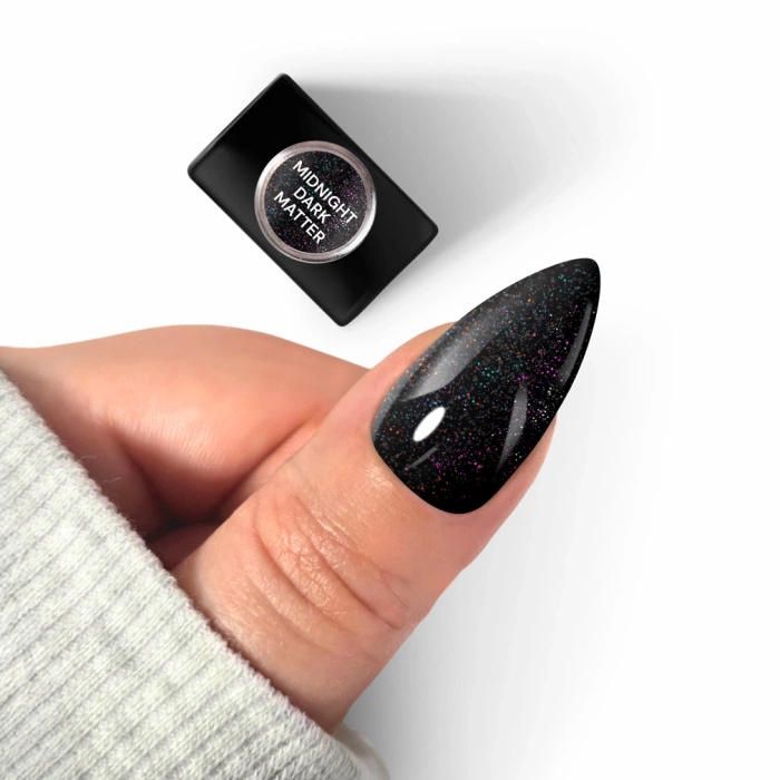 Hybrid nail polish maniMORE Flash Midnight Dark Matter 10 g