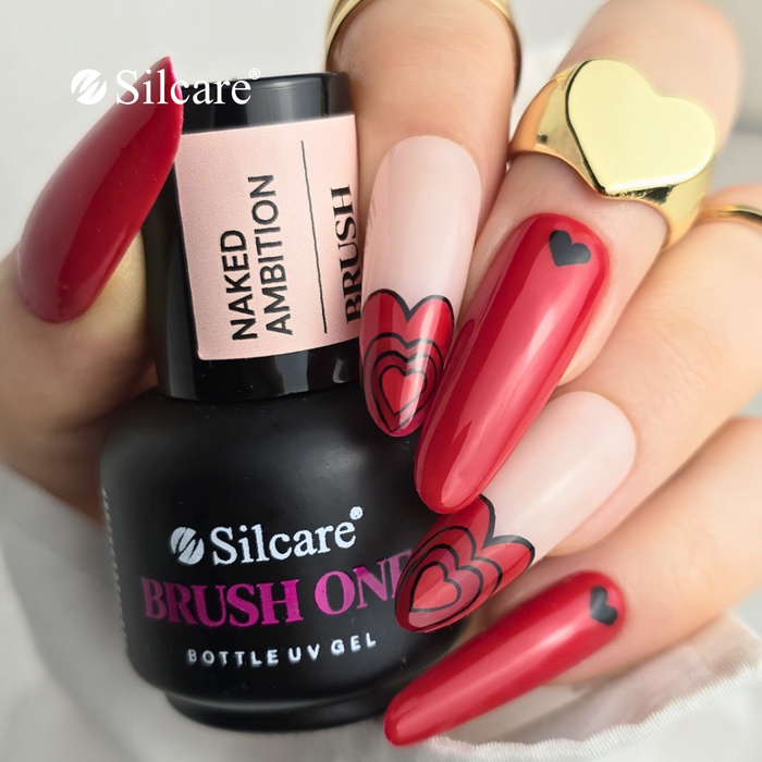 Sinnliche Valentins-Maniküre - Rot und elegante Herzen