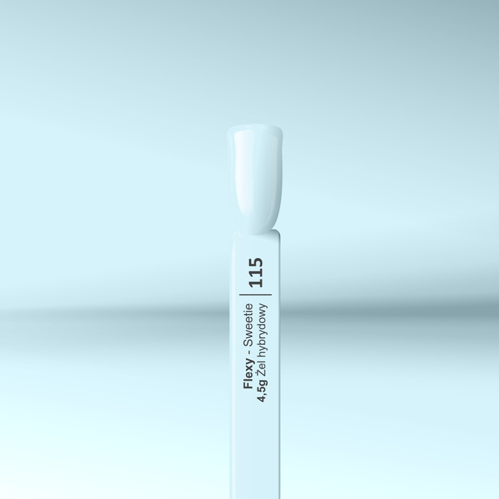 Flexy Hybrid Gel nail polish 115 Milky Blue 4.5 g