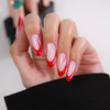 Red French - a sensual, modern take on the classic manicure