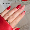 Rosso e decorazioni sottili - una manicure di San Valentino con classe