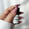 Purple nails with leopard print - bold and feminine manicure