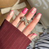 Nails with a snake skin pattern - elegance with a hint of fierceness