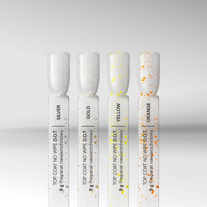 D.O.T. Top Coat Gold with particles 9 ml