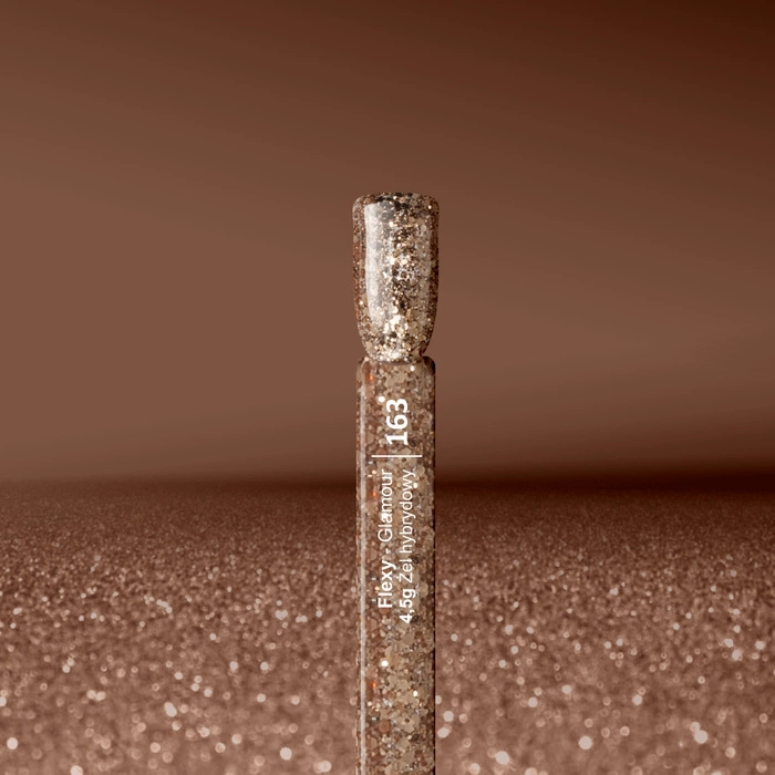 Flexy Hybrid Gel nail polish 163 Golden Cocoa 4.5 g