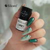 Verde smeraldo con decorazione effetto marmo