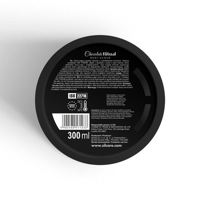 Body Scrub QUIN Chocolate Ritual 300 ml