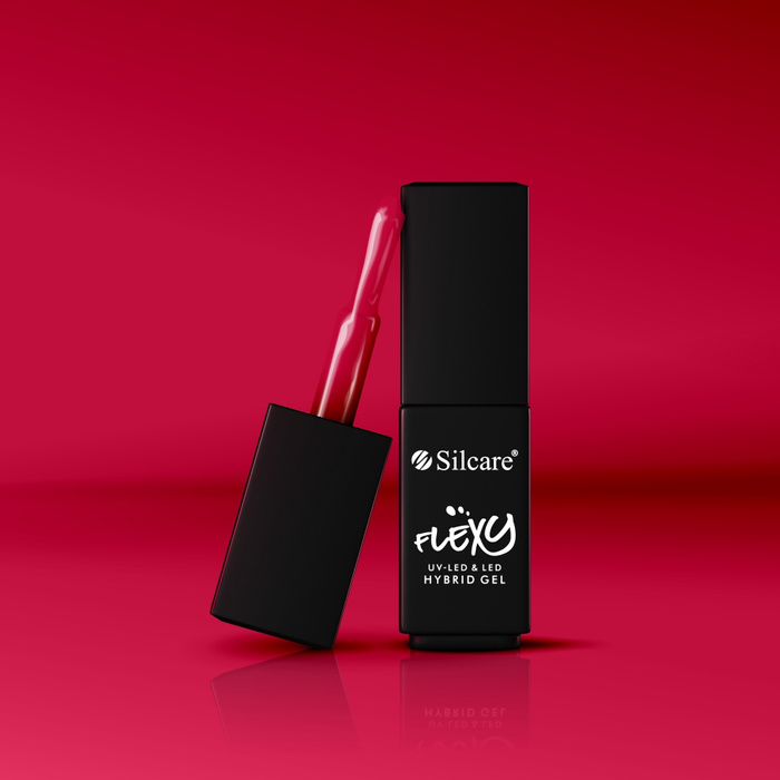 Flexy Hybrid Gel nail polish 13 Raspberry Red 4.5 g
