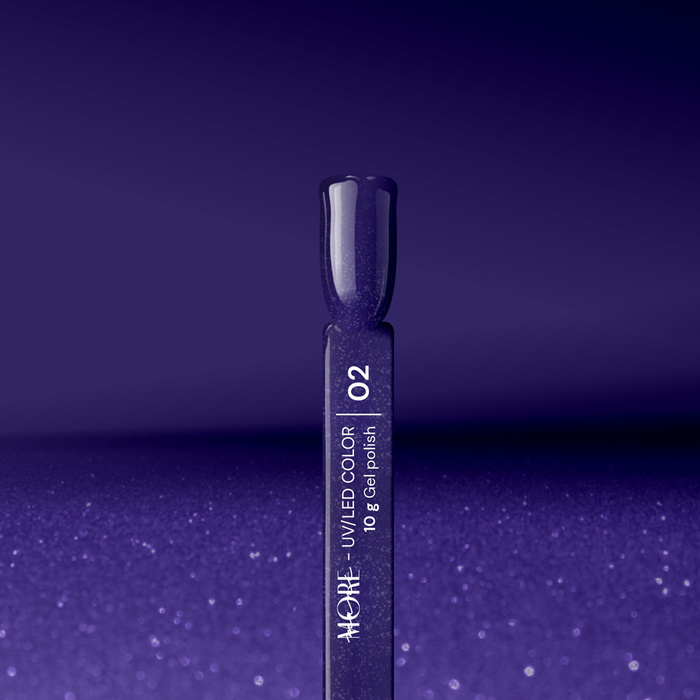 Smalto semipermanente maniMORE 02 Twilight Amethyst 10 g