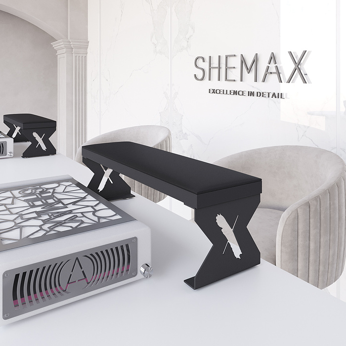 SHEMAX Podstawka do manicure Comfort - Czarna