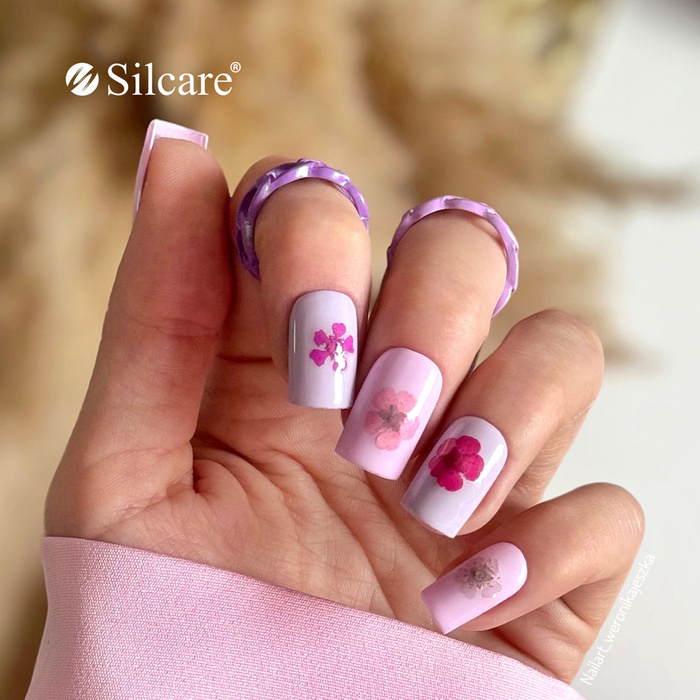 Box mit getrockneten Blumen für Nail Art, 12 Farben - große Version