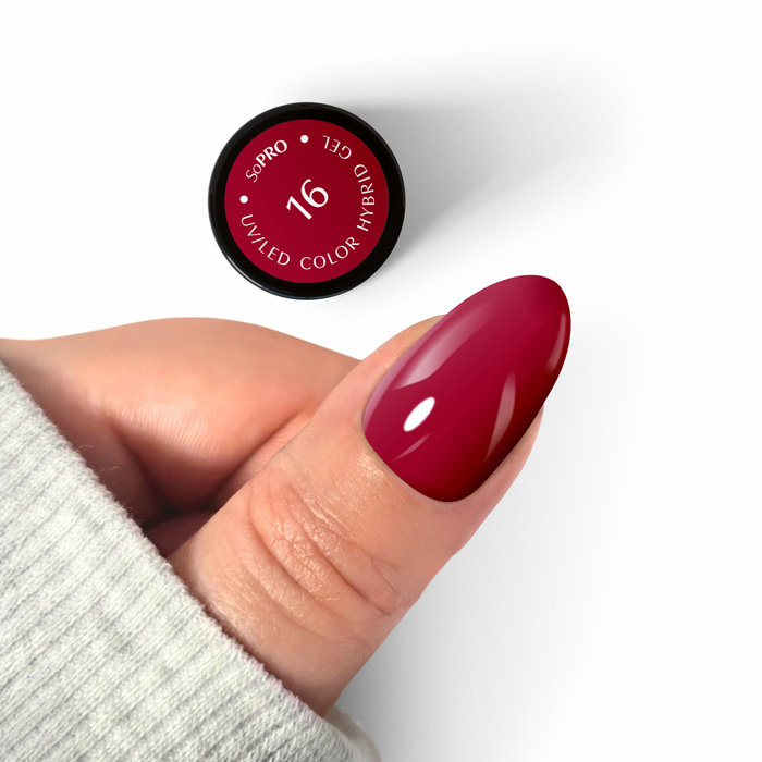 SoPRO UV/LED Color Hybrid Gel *16 HEMA FREE 7 g