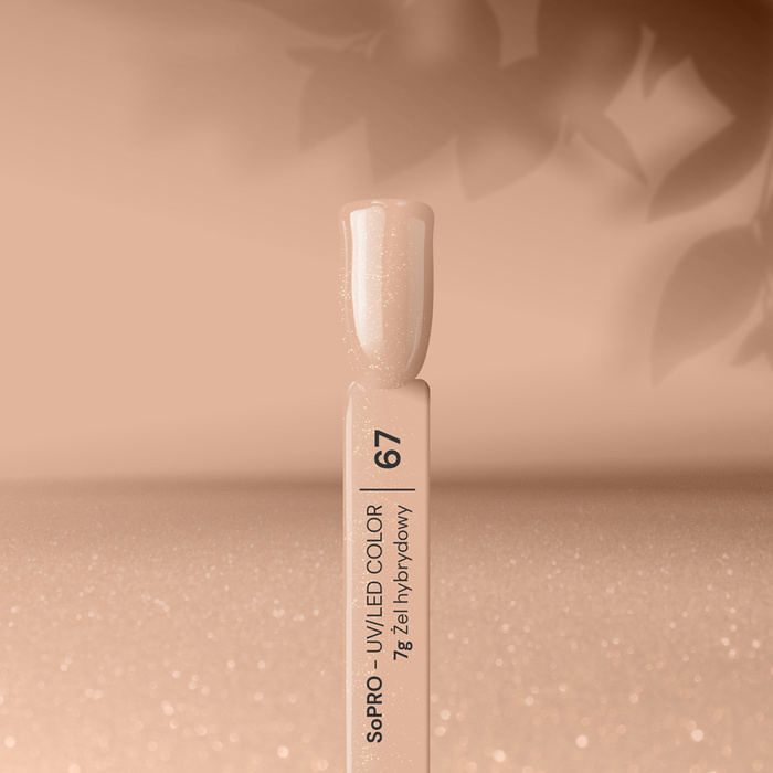 UV Nagellack SoPRO 67 Bookmark Beige 7 g