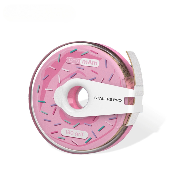 Cappucci sostituibili/nastro EXPERT bianco in custodia di plastica, grana 180