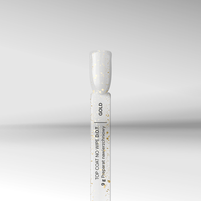 D.O.T. Top Coat Gold with particles 9 ml