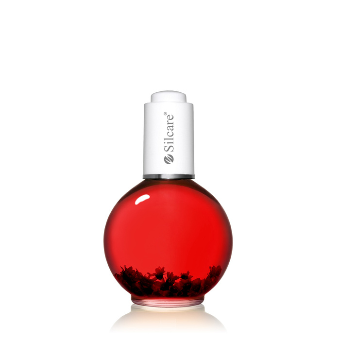 Oliwka do paznokci i skórek z kwiatkami Cherry Wine 75 ml