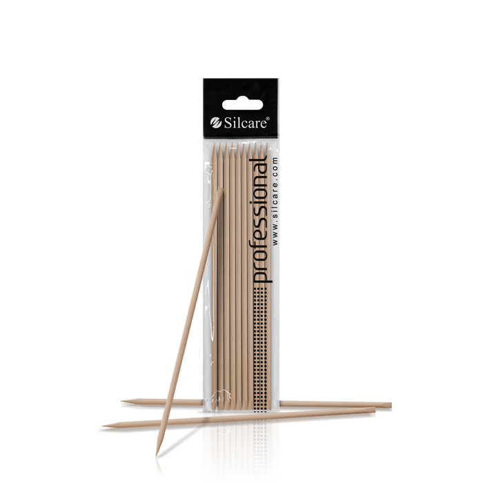 Wood stick to Manicure long 10 pcs