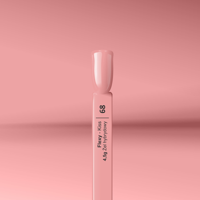 Lakier hybrydowy Flexy 68 Różany makaronik 4.5 g