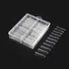 Top Dual Forms Clear Square - 100 pcs