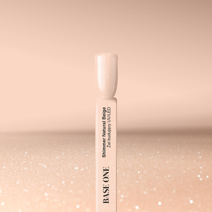 Żel UV Base One Shimmer Natural Beige 50 g