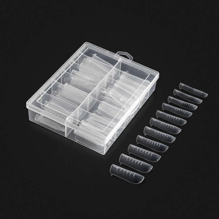 Top Dual Forms Clear Square - 100 pcs