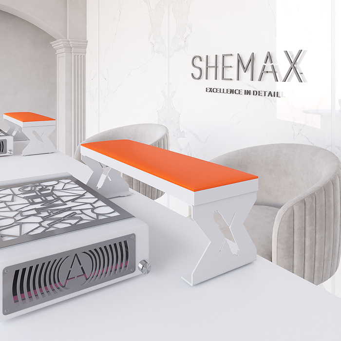 SHEMAX Supporto per Manicure Luxury - Arancia