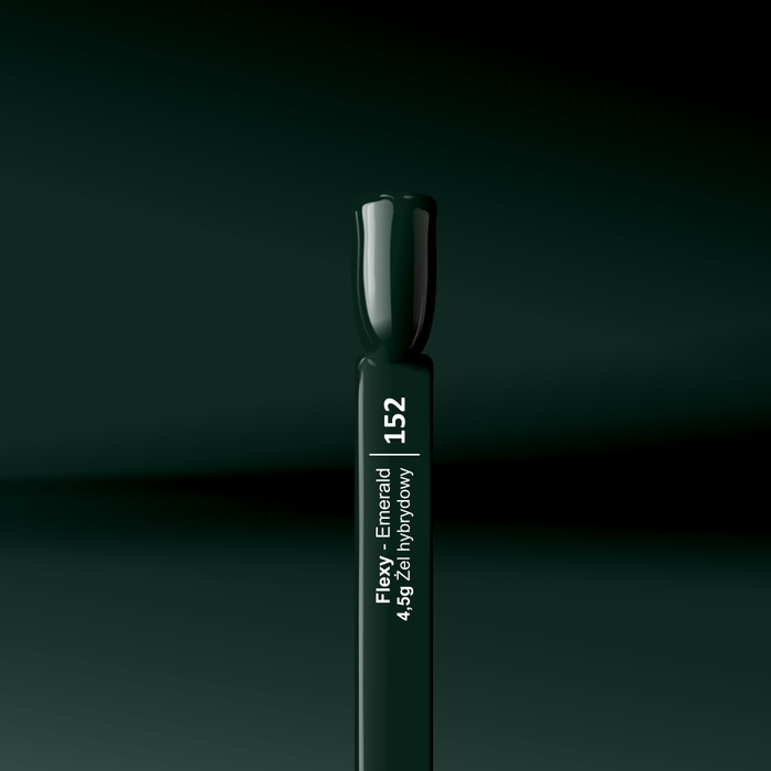 Lakier hybrydowy Flexy 152 Butelkowa Zieleń 4.5 g
