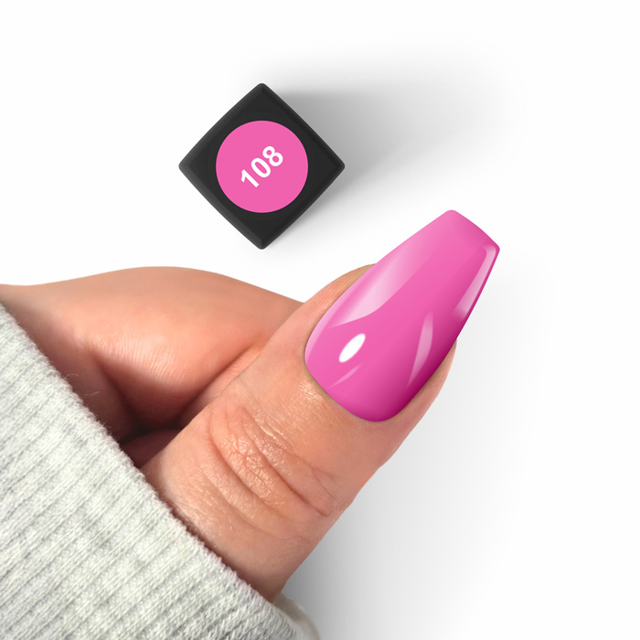 Flexy Hybrid Gel nail polish 108 Barbie Fuchsie 4.5 g