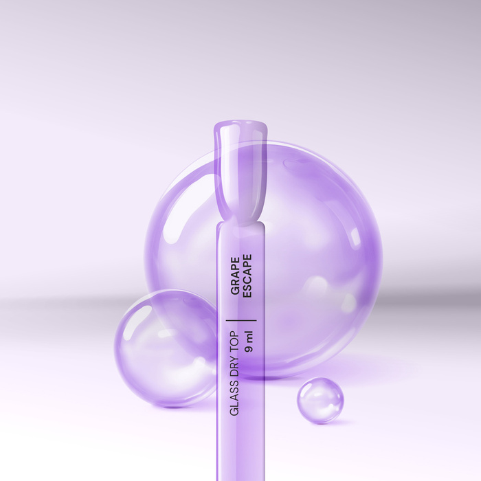 Glass DRY TOP Semitrasparente Grape Escape 9 ml