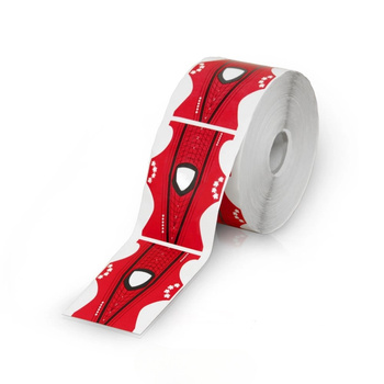 Forme per unghie rosse a doppia faccia DS05 500 pz.