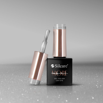 Smalto semipermanente maniMORE Cat Eye Silver Pop 10 g