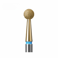 Fresa diamantata con rivestimento ZRN per unghie e manicure - sfera