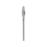 Fresa in carburo di tungsteno cono tondo Rosso Staleks EXPERT 5 mm / 13 mm