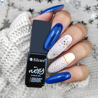 Blue winter nails - manicure invernale in tonalità fredde