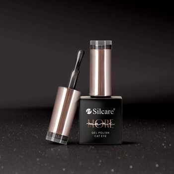 Smalto semipermanente maniMORE Cat Eye Black Ace 10 g